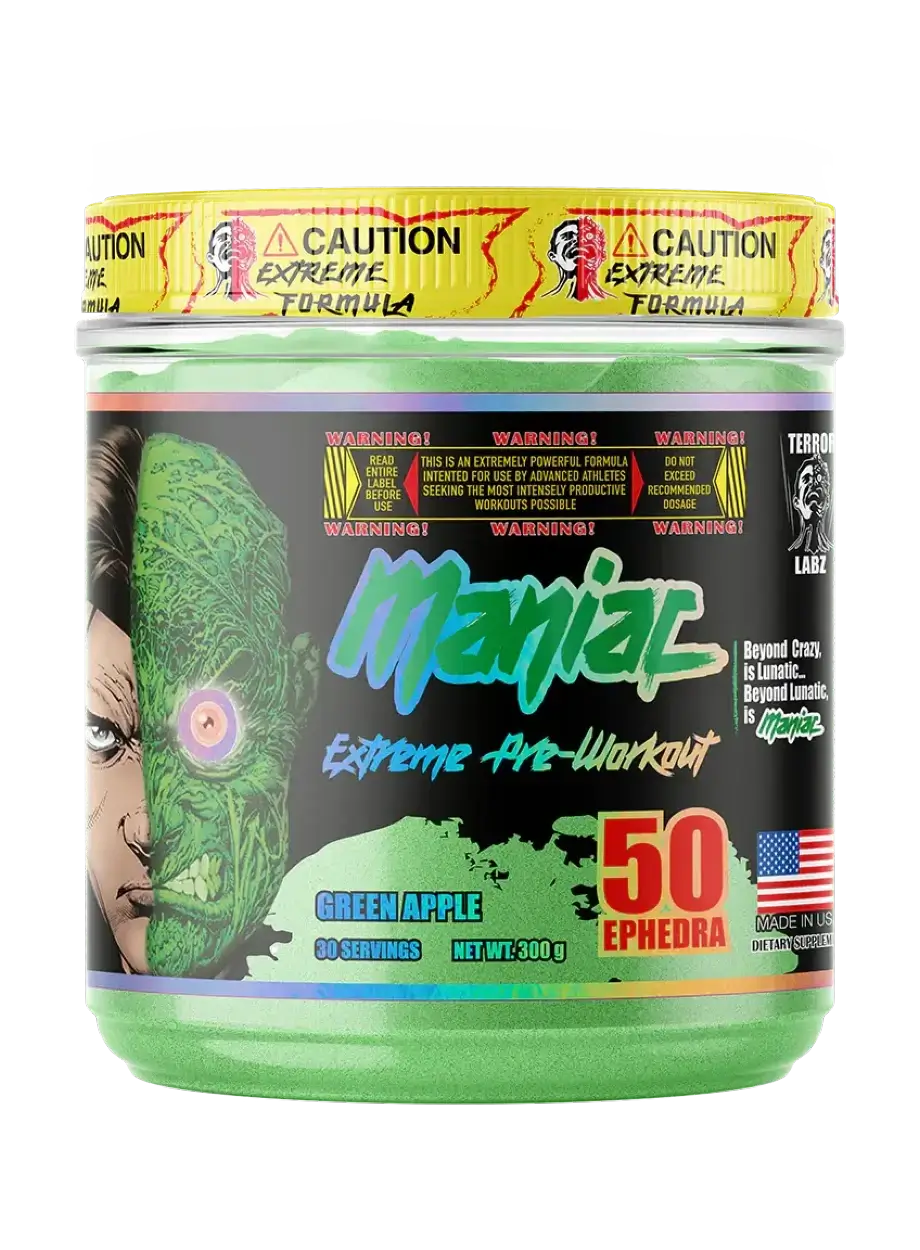 Maniac Terror Labz pre entreno 30 servicios