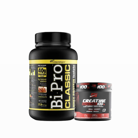 Combo Bi pro classic 2lb + Creatina Ultra Pure 100 servicios