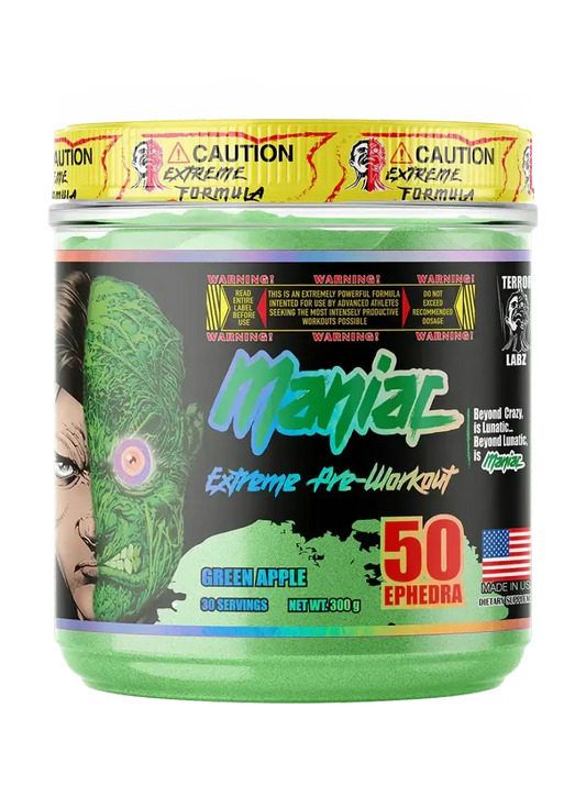 Maniac Terror Labz pre entreno 30 servicios