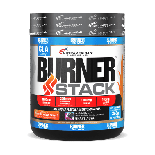 Burner Stack sabor uva quemador en polvo