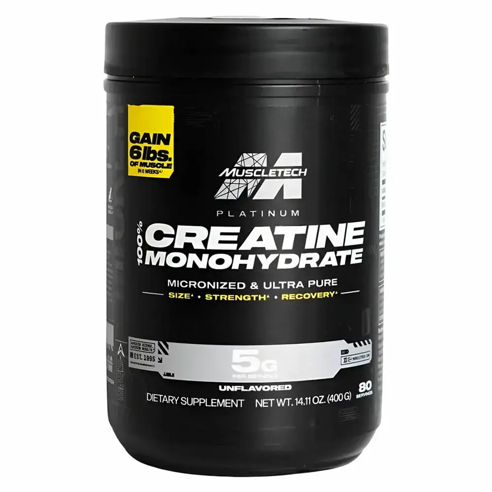 Creatina Platinum Muscletech 80 servicios